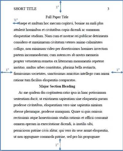 apa formated paper