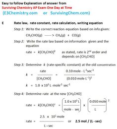 Chemistry exam