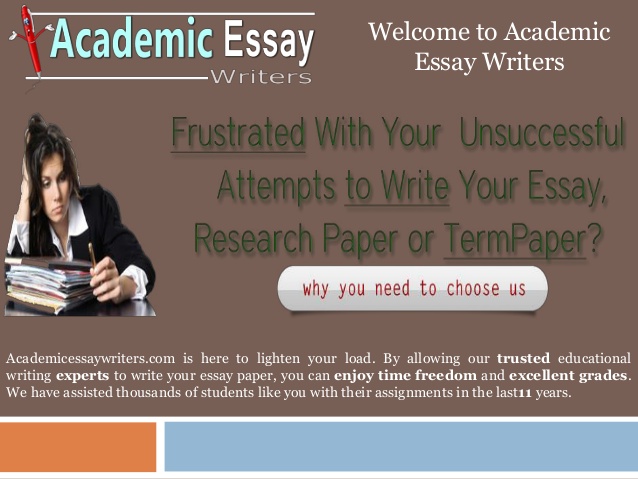 Our writers will write essays as per your demands and.